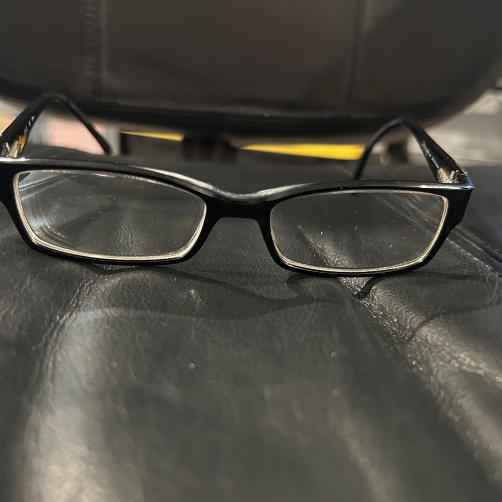 Elle Black Rectangular Glasses Frame Only - image 2